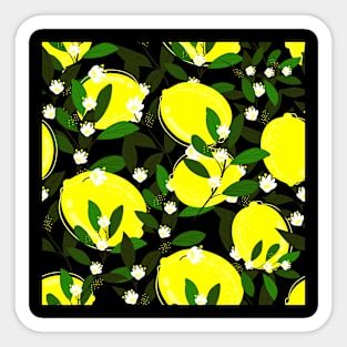 black lemons Sticker